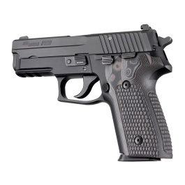 SIG Sauer P228 P229 Piranha Grip G10 - G-Mascus Black/Gray