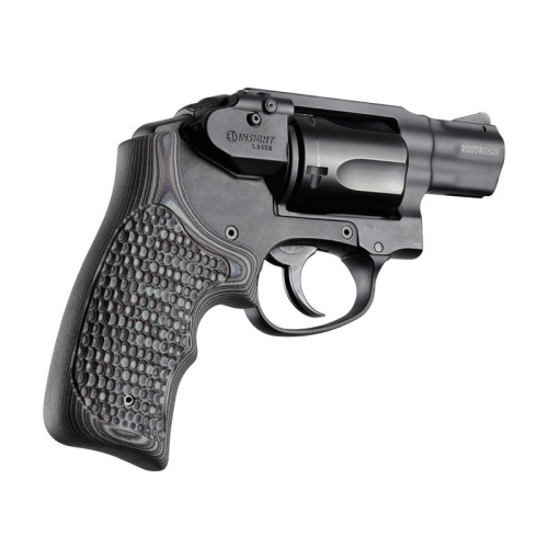 S&W Body Bantam Finger Groove Piranha Grip G10 - G-Mascus Black/Gray